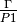 \frac{\Gamma}{P1}